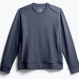 Ministry of Supply Men's Fusion Terry Sweatshirt Navy Medium